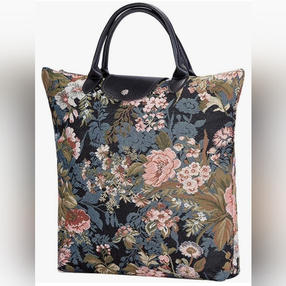 Signare Tapestry Foldable Tote Bag Reusable Shopping Bag Grocery Bag